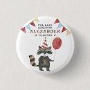 Recherche de raton laveur badges Aquarelle