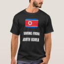 Recherche de la corée du nord tshirts Drapeau