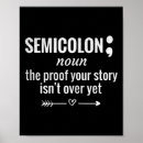 Recherche de point virgule posters Sensibilisation