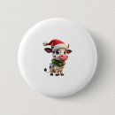Recherche de vache à noël badges Animal de ferme