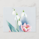 Recherche de chute de neige cartes postales Aquarelle