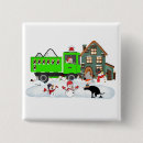 Recherche de scène de neige badges Festif