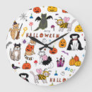 Recherche de chat halloween horloges Parti