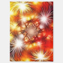 Recherche de nuit sur le feu magnets Abstrait