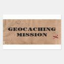 Recherche de geocacher autocollants Chasse au trésor
