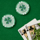 Recherche de feuille jetons poker Vert