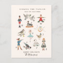 Recherche de douze jours noël cartes Carol de noël