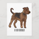 Recherche de terrier d airedale cartes postales Traversier
