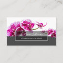 Recherche de orchidée rose cartes visite Fleurs