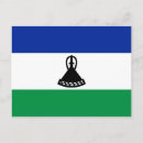 Recherche de drapeau du lesotho cartes postales Basotho