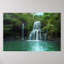 Recherche de montagnes de cascade posters Bois