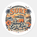 Recherche de surf vintage autocollants Plage