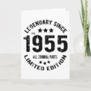 Recherche de 1955 anniversaire cartes Vintage