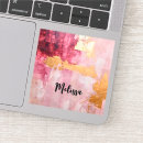 Recherche de brush autocollants Rose doré