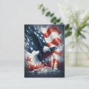 Recherche de symboles américains cartes postales Drapeau