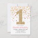 Recherche de blush pink 1ans anniversaire invitations Pour tous