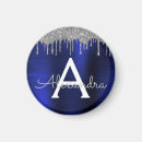 Recherche de bleu argent magnets Anniversaire