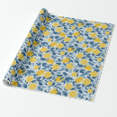 Recherche de bleu jaune papier cadeau Citron