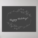 Recherche de noël noir et blanc posters Moderne