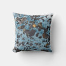 Recherche de bleu glacier coussins Motif