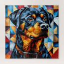 Recherche de chien rottweiler puzzles Rottie