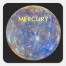 Recherche de mercure autocollants Espace