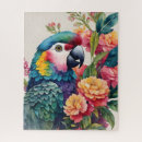 Recherche de de perroquet puzzles Aquarelle