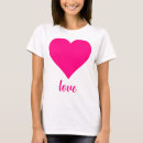 Recherche de amour rose tshirts De valentine