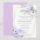 Recherche de lilas bar bat mitzvah invitations Étoile de david