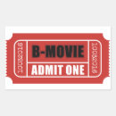 Recherche de le cinéma autocollants Rouge