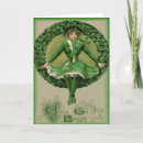 Recherche de irlande vintage postales carte jour saint patrick Shamrock