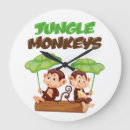 Recherche de singe drôle horloges Mignon