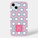 Recherche de motif géométrique rose iphone coques Cool