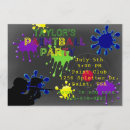 Recherche de paintball invitations Balle