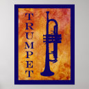 Recherche de trompette jazz posters Silhouette