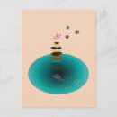 Recherche de pose yoga cartes postales Zen