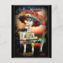 Recherche de crânes de sucre cartes postales Muertos