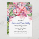 Recherche de luau tropical invitations Fête du pool
