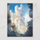 Recherche de ville futuriste cartes postales Science fiction