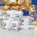 Recherche de requin papier cadeau Drôle