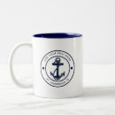 Recherche de bleu marine tasses Nom du bateau