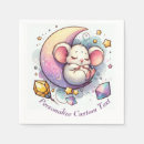 Recherche de souris mignonne serviettes Nom