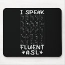 Recherche de langue signes tapis souris Asl