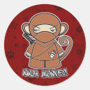 Recherche de singe rouge autocollants Mignon