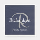 Recherche de bleu marine blanc serviettes Simple