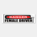 Recherche de feminine voiture autocollants Drôle
