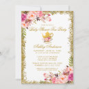 Recherche de tea shower invitations Aquarelle florale