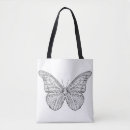 Recherche de griffonnage de papillon sacs Mandala