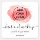 Recherche de logo rouge autocollants Script