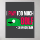 Recherche de jouer golf posters Rétro